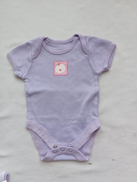 Dětské body krátký rukáv, 50