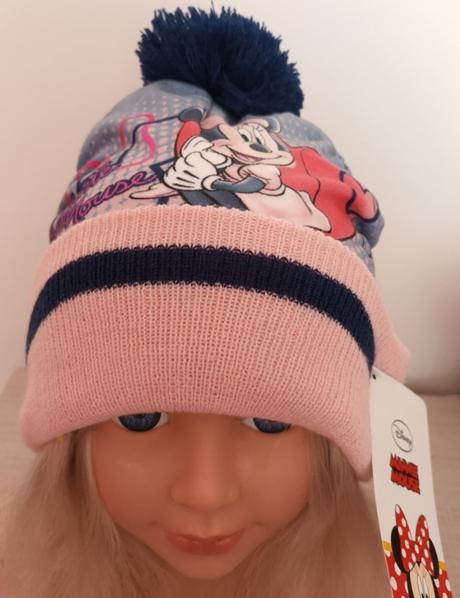 Čepice s bambulí  minie, disney