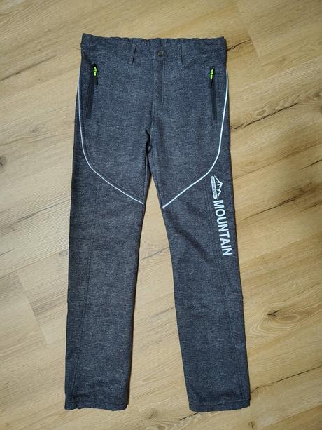 Dětské zimní softshellové kalhoty 164, 164