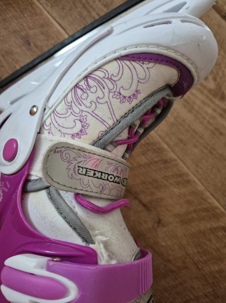 Dívčí rostoucí lední brusle worker vel. 30-33, 30