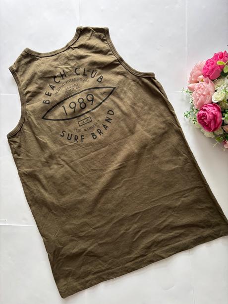 Triko letní khaki barvy- v. 11/12 let, primark,152