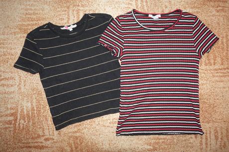 Dívčí žebrovaná trička vel. 152-158, primark,152