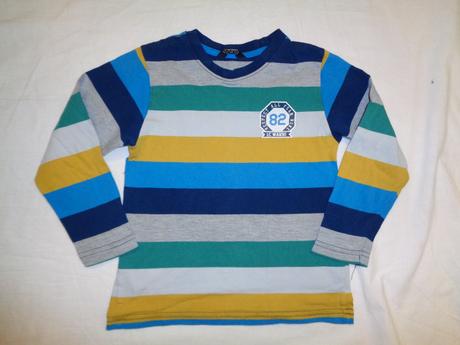 Pěkné pruhované tričko 98/104, 98