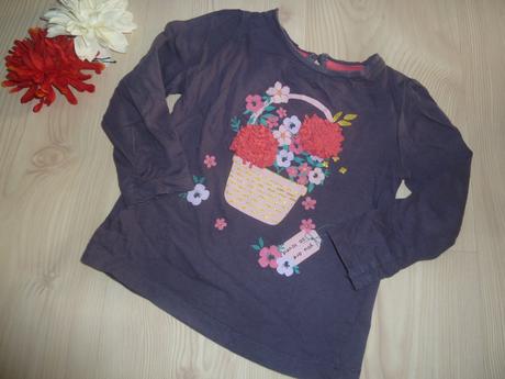 Triko s obrázkem košíku plných květin b, pepco,92