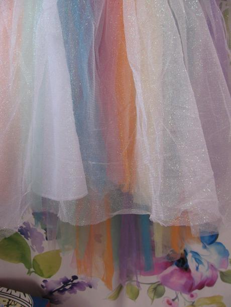 Kostým-šaty princezna, duhová víla apod.,