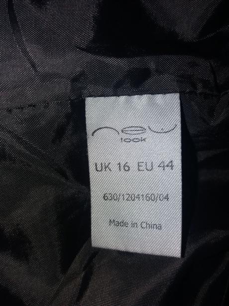 Šedý kabátek s podšívkou new look vel. 44, new look,44