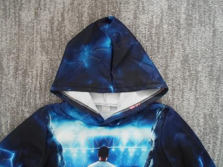 Modrá mikina s kapucí ronaldo, 104