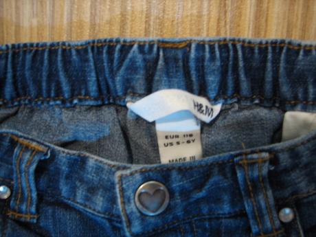 Džíny, h&m,116