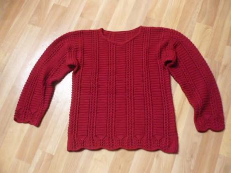 Pletený svetr vel.m-l pro maminy, m