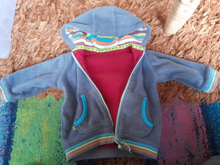 Barevná mikina vel 86 krásná flísová, marks & spencer,86