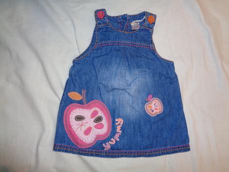 Riflové jablíčkové šaty, next,68