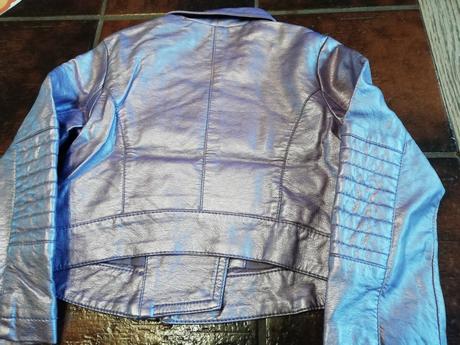 Luxusní nová koženková bundička pro princeznu 2-4r, h&m,92