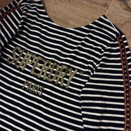 Úpletové pružné šaty vel. m/l, superdry,m