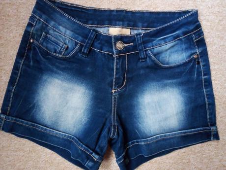 Šortky zn."denim wear" vel."34", denim,34