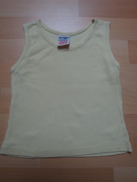 Tílko/košilka letní - žluté, girl2girl,98