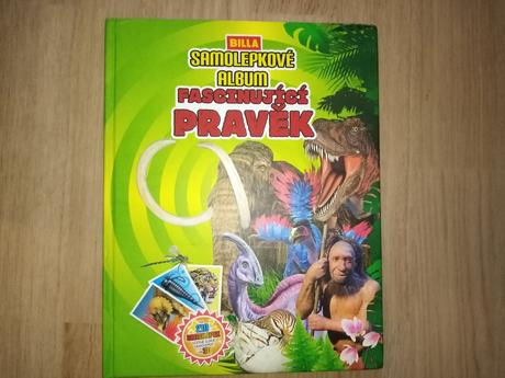 Knihy pravěk a zvířata samolepková, 