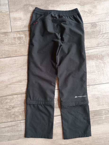 Slabé softshellové kalhoty alpine pro, vel.140/146, alpine pro,140