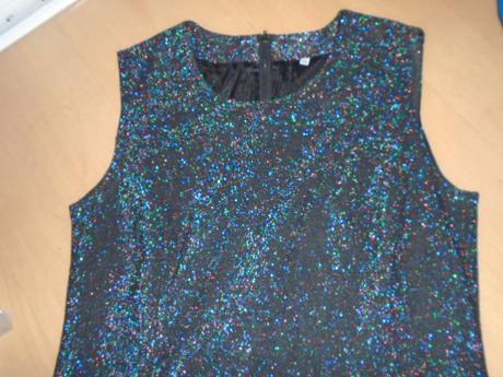 Šaty třpytivé vel 38 společenské, 38