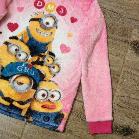 Huňatá mikina ,,mimoni" z coral fleece, george,134