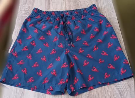 Chlapecké plavky tmavě modré raci, s