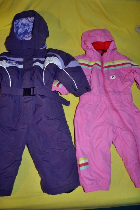 2x zimní kombinéza v.74, 74