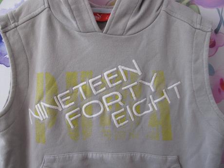 Mikinová vesta s kapucí, teplákovina puma/unisex, puma,128