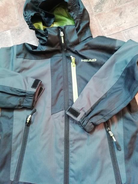 Hezká nepromokavá bunda head-kvalitní top stav, 122