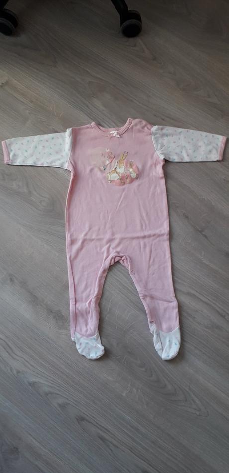 1375 - overálek oříškový zajíček, 74