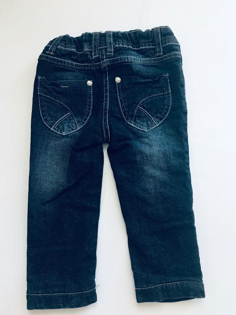 Džíny podšité - v.74/80, 74