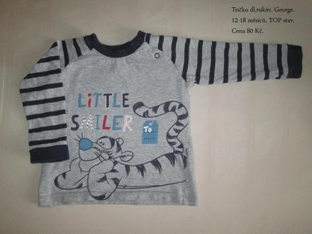 Tričko s dlouhým rukávem, george,86