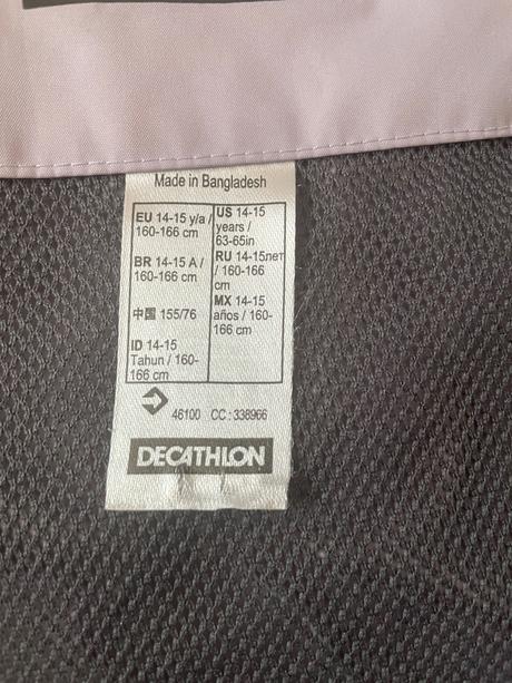 Dívčí sportovní bunda, quechua,164