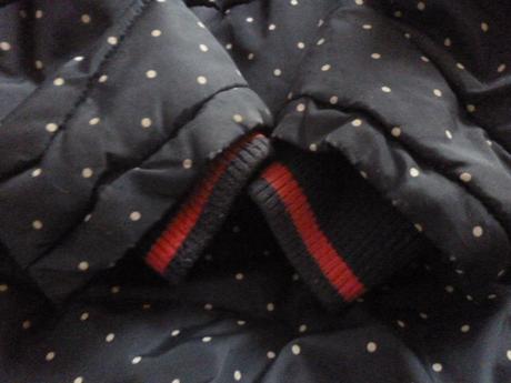 Puntíkatá zimní bunda 4 r, john lewis,104