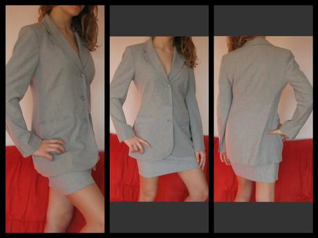 Komplet sako + sukně, vel. 36, xs