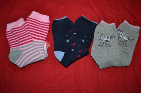 3x oteplené ponožky dívčí, 26 / 27
