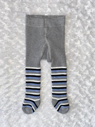 Šedé froté punčocháče baby butt, 68