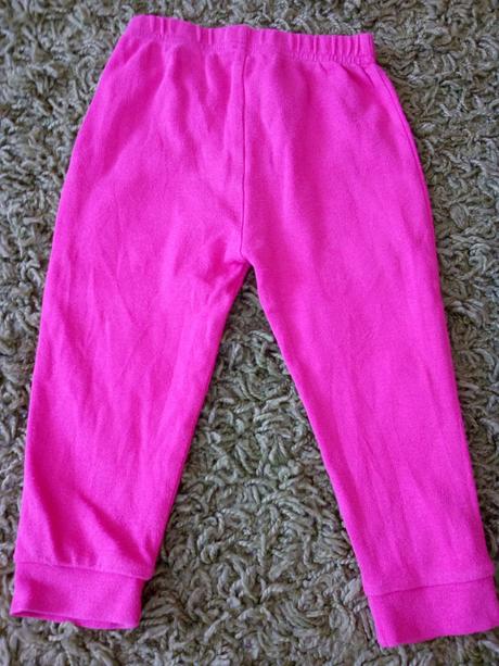 Neonově růžové tepláčky-zn.nutmeg, 80