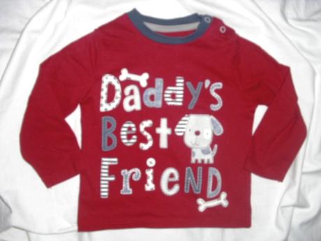 Krásné červené tričko s pejskem, tu,80