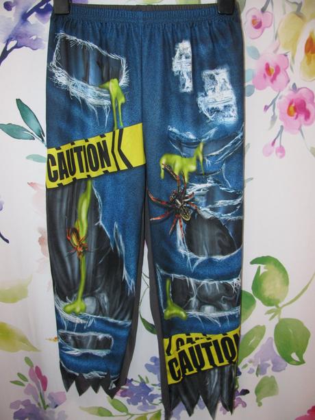 Karnevalové kalhoty zombie,