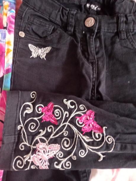 Rifle a letní kalhoty 140/146, okay,140