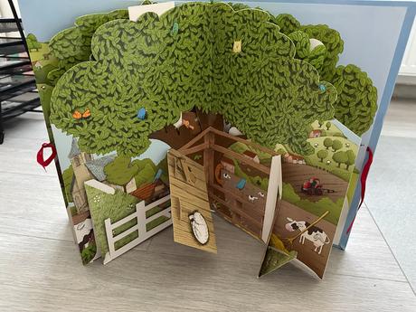 Kniha na farmě, 3d, interaktivní knížka,