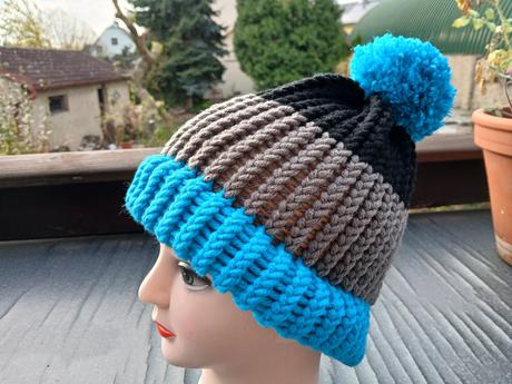 Pletený kulich dvojitý lem (různé barvy), 34 - xxxl