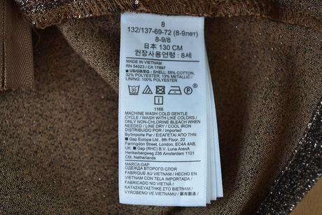 Sukně vel. 8 let, gap,128