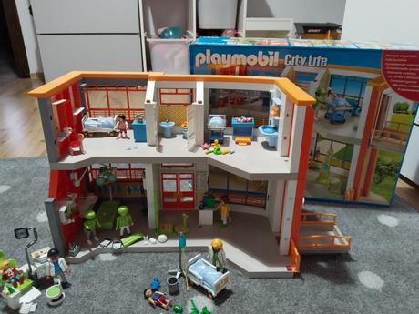 Playmobil nemocnice,vrtulník a sanitka,