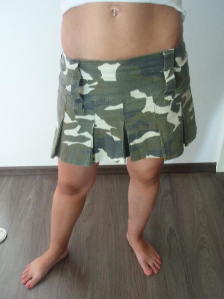 Khaki/army/maskáčová sukně miss p, 170