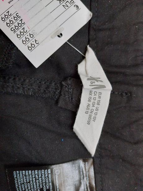 Kraťasy bermudy, h&m,158