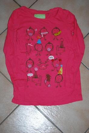 Růžove tričko s pandulaky, next,116