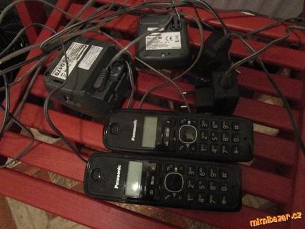 Telefon,telefony drátové dva panasonic, panasonic