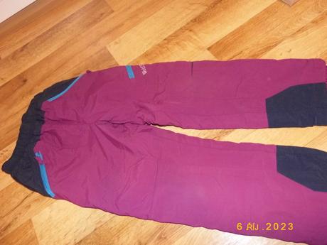 Šusťákové kalhoty, wolf,122