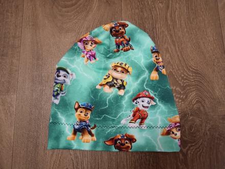 Podzimní čepice tlapková patrola, vel. 98/110, 98