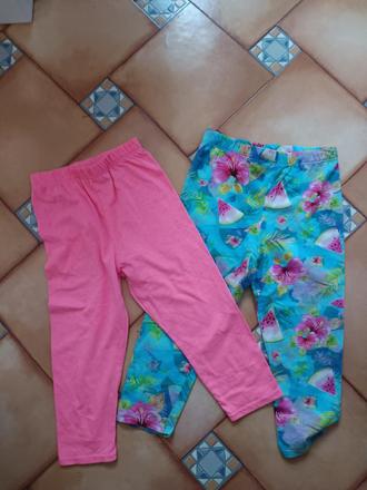 2x 3/4ťáky lily grey - 134 a 140, 134